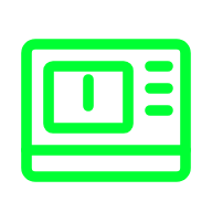 Cnc machine transport icon
